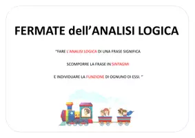 anteprima - Materiale di supporto/inclusione - ITALIANO - Kit Analisi Logica - Pagina di copertina