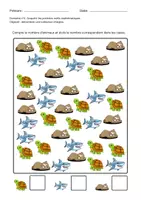 Aperçu - Feuilles d'exercices - Dénombrer animaux GS P5 - Page de couverture