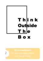 Vorschau - Mal- und Bastelvorlagen - Think outside The Box_2_Zeichenaufgaben für den Vertretungsunterricht_Fach Kunst - Deckblatt
