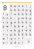 Vorschau - Arbeitsblätter - Labyrinth zur Wiederholung der Groß- und Kleinbuchstaben - Seite 1