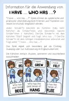 Vorschau - Spiele - IRREGULAR VERBS - I have... who has... ? (differenziert) - Seite 1