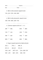 anteprima - Esercizi - Verifica di matematica sul migliaio - Pagina di copertina