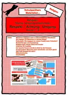 Vorschau - Arbeitsblätter - Respekt - Achtung - Umgang - Miteinander (Reihe Gemeinschaft) - Deckblatt