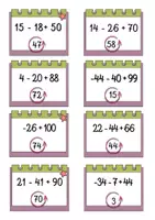 Vorschau - Spiele - Mathe Bingo 112 Aufgaben Potenzen negative Zahlen Größen - Seite 3