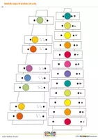 anteprima - Schede informative - Xilofono di carta - Modello di copia con codice a colori - Pagina di copertina