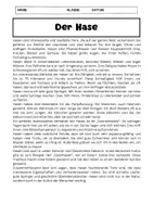 Vorschau - Arbeitsblätter - Hasen: Lebensweise & Ernährung (KOSTENLOS) - Seite 1