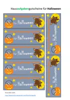 Vorschau - Bildkarten - Gutscheine für Halloween - Seite 1