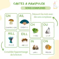 Aperçu - Apprentissages en autonomie - Cartes graphèmes sons complexes - Page de couverture