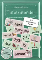 Vorschau - Poster - Hasenklasse - Dauerkalender / Tafelkalender - Deckblatt