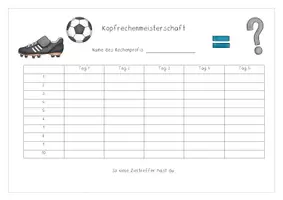 Vorschau - Arbeitsblätter - Materialpaket, Fußball, 1./4. Klasse - Seite 3