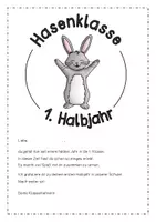 Vorschau - Anderer Materialtyp - Hasenklasse - 1. Halbjahreszeugnis in der 1. Klasse - Seite 2
