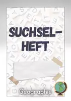 Vorschau - Arbeitsblätter - Suchsel-Heft | Geographie/Erdkunde - Deckblatt