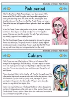 Vorschau - Bildkarten - Pablo Picasso - Knowledge card index - Famous personalities (English) - Seite 2