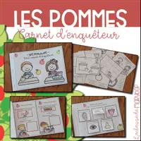 Aperçu - Fiches - Les pommes - Carnet d´enquêteur - Page de couverture