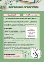 Vorschau - Mal- und Bastelvorlagen - ENGLISCH: Deckblatt für die Mappe/ Heftumschlag - Seite 2