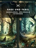 Vorschau - Unterrichtsreihen - Sage und Fabel Jgst. 6/7 mit lizenziertem Material (Präsentation) - Deckblatt