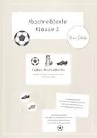 Vorschau - Bildkarten - Abschreibtexte Fußball, 2. Klasse - Deckblatt