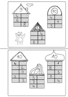 Vorschau - Arbeitsblätter - tierisches Miniheft Rechentürme/Rechenhäuser ZR10 (Klasse 1) - Seite 3
