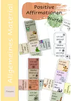 Vorschau - Spiele - Positive Affirmationen - Würfel - Deckblatt