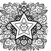 Vorschau - Mal- und Bastelvorlagen - Bunte Natur Mandala Ausmalbilder (50 Malvorlagen) inkl. Stundenentwurf (PDF) - Seite 3