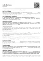 Vorschau - Arbeitsblätter - Kelly Clarkson (Lückentext und Übungen) - Deckblatt