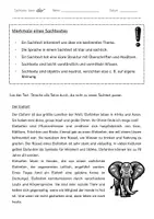 Vorschau - Arbeitsblätter - Merkmale eines Sachtextes - Seite 1