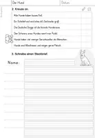 Vorschau - Arbeitsblätter - Leseverstehen "Haustiere" (1-4.Klasse) - Seite 3