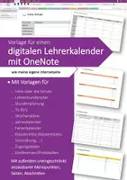 Vorschau - Lehrpläne/Lehrermaterial - Lehrerkalender mit OneNote: Vorlage 2024/25 / Dauerkalender - Seite 2