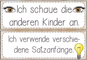 Vorschau - Poster - Erzählregeln / Erzähltipps - Aushang und Tafelmaterial - Seite 2