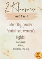 Vorschau - Test - 2 Klausurvorschläge mit EWH, gender issues, women`s rights, feminism, mock exam, Abitur, mündliche Abiturprüfung - Deckblatt