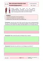 Vorschau - Arbeitsblätter - Vorstellungsgespräch_Gute Antworten? Gesamte Unterrichtsstunde - Deckblatt
