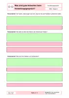 Vorschau - Arbeitsblätter - Vorstellungsgespräch_Gute Antworten? Gesamte Unterrichtsstunde - Seite 1