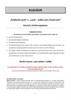 Vorschau - Unterrichtsreihen - Klausur EF mit EWH: "zwei welten" v. N. Cumart - Seite 3