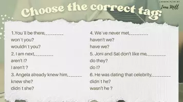 Vorschau - Anderer Materialtyp - Question Tags / Taking your grammar game to the next level / ESL B1-B2 - Seite 2