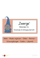 Vorschau - Unterrichtsreihen - Arbeitsblätter für Vorschule & Anfangsunterricht - Deckblatt