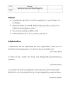 Vorschau - Arbeitsblätter - Klausur EWH Sprachförderung, Sprachentwicklungsstand, DUK Kinderpflege, Erzieher - Deckblatt