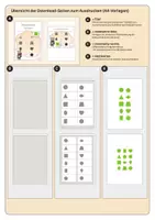 Vorschau - Stationenlernen - Klettmappe | Freundliche Formen, Bild zu Bild | Level 3 + 4 - Seite 3