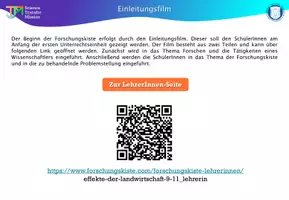 Vorschau - Unterrichtsreihen - Forschungskiste Effekte der Landwirtschaft - Seite 1