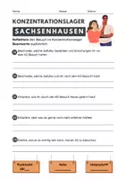 Vorschau - Arbeitsblätter - Konzentrationslager Sachsenhausen Begleitmaterial - Seite 3