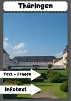 Vorschau - Arbeitsblätter - Thüringen Geschichte Kultur Natur Wirtschaft: Umfassender Leitfaden - Deckblatt