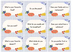 Vorschau - Arbeitsblätter - Ordering food in a restaurant dialogue & role play - Seite 1