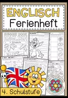 Vorschau - Arbeitsblätter - ENGLISCH - FERIENHEFT / WIEDERHOLUNGSHEFT - 4. Schulstufe (Lösungen inkludiert) - Deckblatt