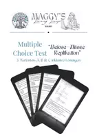 Vorschau - Arbeitsblätter - Multiple Choice Test "Mitose, Replikation & Meiose" (A,B,C) - Deckblatt