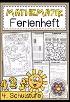Vorschau - Arbeitsblätter - MATHEMATIK - FERIENHEFT / WIEDERHOLUNGSHEFT - 4. Schulstufe (Grundschule) - Deckblatt