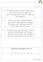 Vorschau - Arbeitsblätter - Lesespaziergang Glück - Seite 2