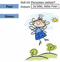Vorschau - Lehrpläne/Lehrermaterial - Glücksfee - Schüler auslosen - Excel oder LibreOffice - Deckblatt