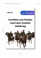 Vorschau - Unterrichtsreihen - Lernheft: Konflikte und Frieden nach dem Zweiten Weltkrieg - Seite 1