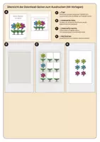 Vorschau - Stationenlernen - Klettmappe | Bunte Blumen sortieren | Level 2 - Seite 3