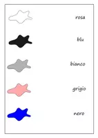 anteprima - Esercizi - Abbina i colori-foglio di lavoro - Pagina 2
