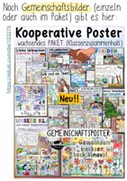 Vorschau - Mal- und Bastelvorlagen - Artikel 1 Grundgesetz GG "Die Würde" - Gemeinschaftsbild / Demokratie / Koop-Bild - Seite 1